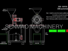 30B speciale Maalmachinemachine voor Gehele Korrels van het Poeder de Malende Voedsel